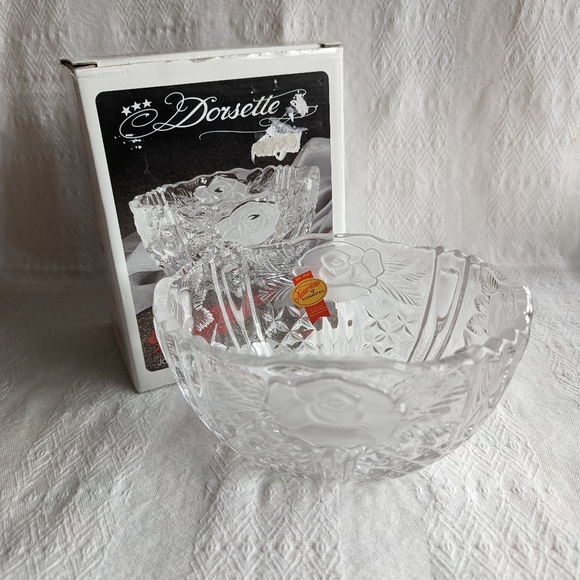 Dorsette Anna Hutte Lead Crystal Serving Bowl - Picture 12 of 13